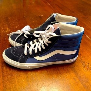 NWOB Vans Mens Sk8-hi Two-tone blue shoes